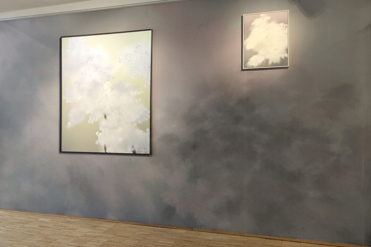 "Die Natur muß gefühlt werden", Galerie Osper, Köln &ndash; Fade 1 + 2, Wandtapete "After the rain"