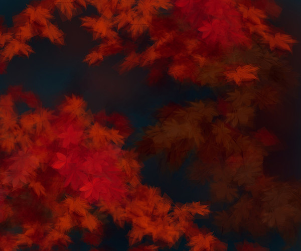 Herbst in Simulacrum V, 2021, Giclee-Druck, 110 x 135 cm