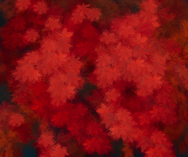 Herbst in Simulacrum IV, 2021, Giclee-Druck, 110 x 135 cm