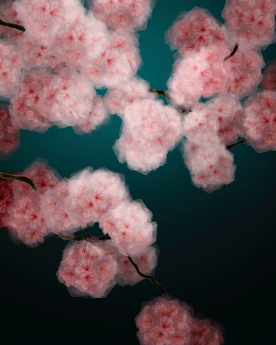 Frühling in Simulacrum VI, 2017, Giclee-Druck, 110 x 90 cm