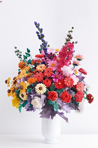 Strauss 6, 2013, Origami, Photodruck, Maße variabel (Foto: Jens Wegener)