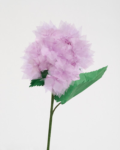 Gardening (Hortensie), 2015, Origami, Giclee-Druck, 90x72cm