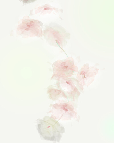 Hängendes Gewächs, Giclee- Druck, 2022, 90x72 cm