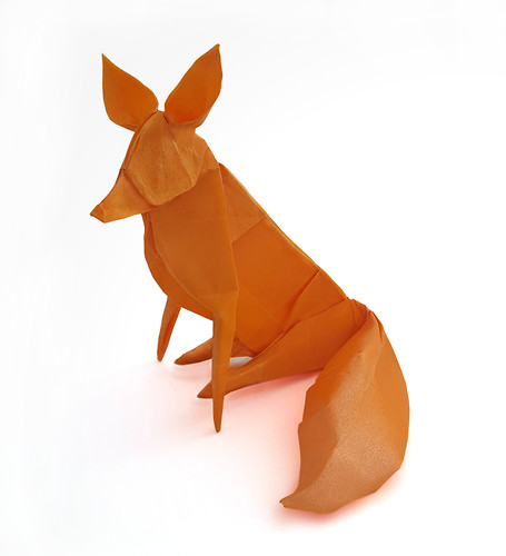 Origami-Fuchs, 2020 (©Margarete Schrüfer)